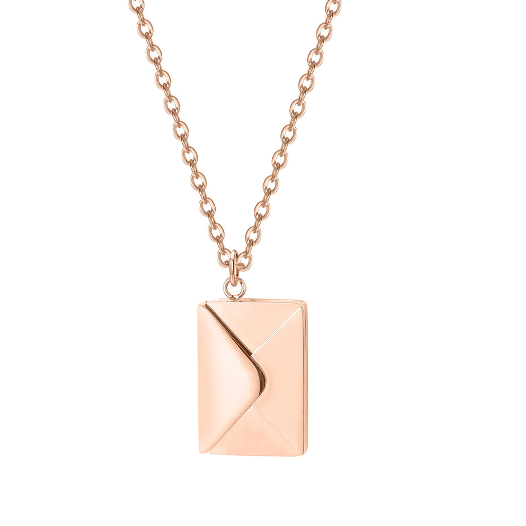 Custom Envelope Photo Necklace