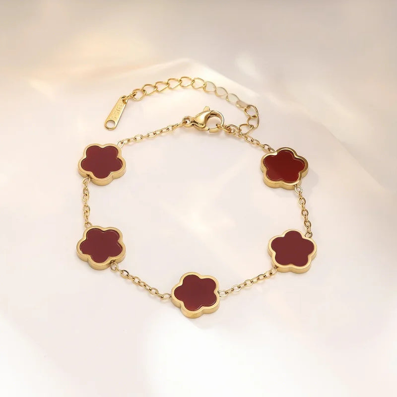 Five Leaf Clover Bracelet