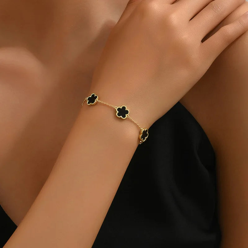 Five Leaf Clover Bracelet