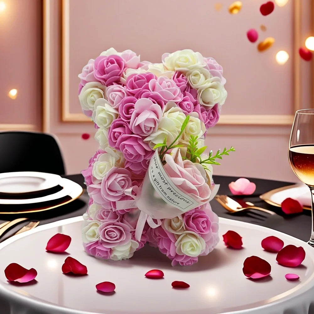 Rose Bear with Corsage