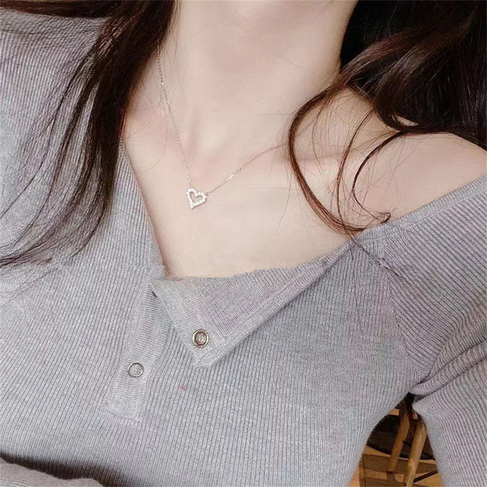 Crystal Love Pendant Necklace