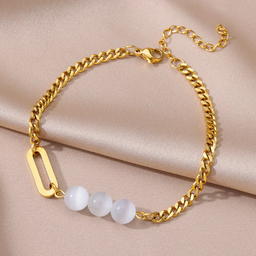 Pearl Chain Anklet