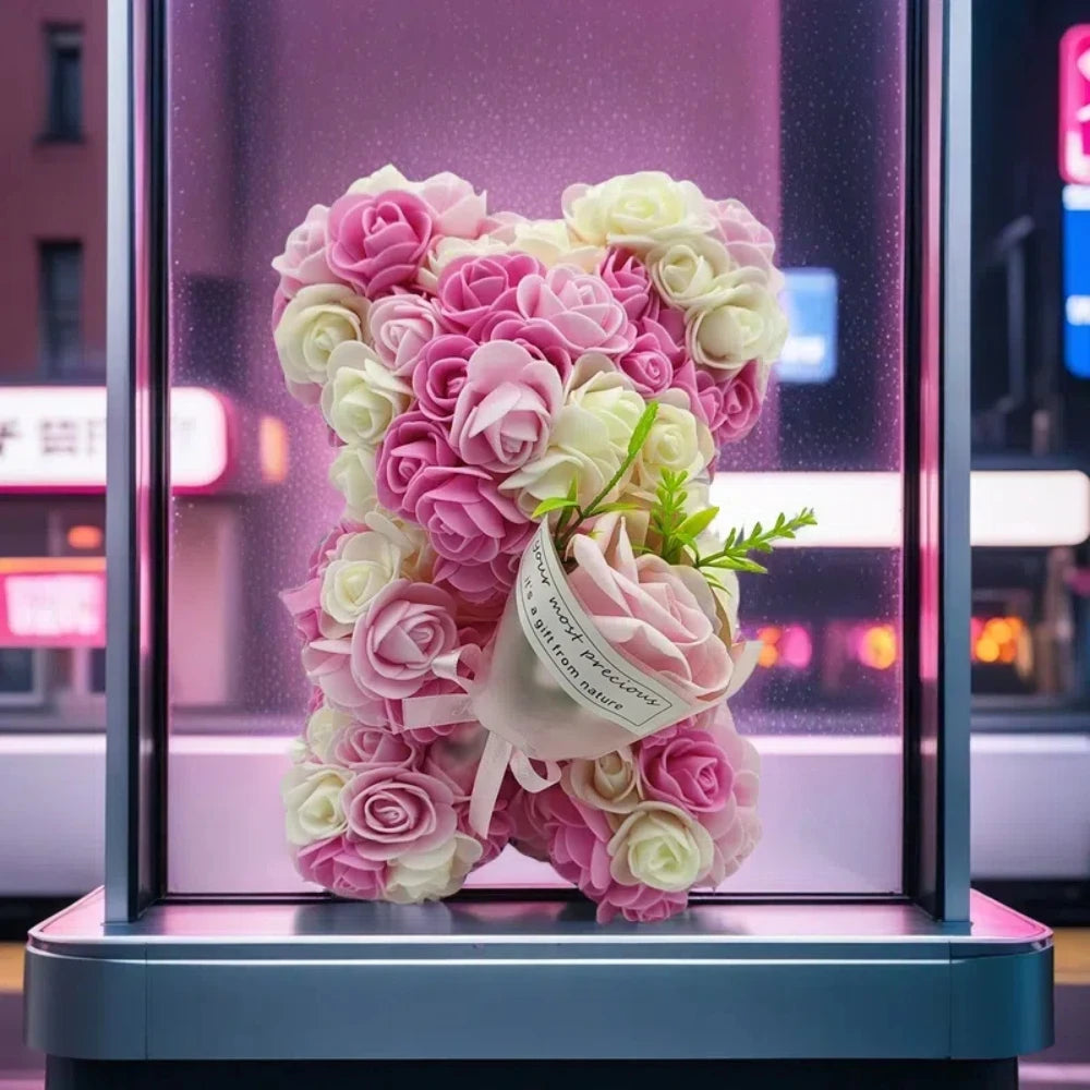 Rose Bear with Corsage