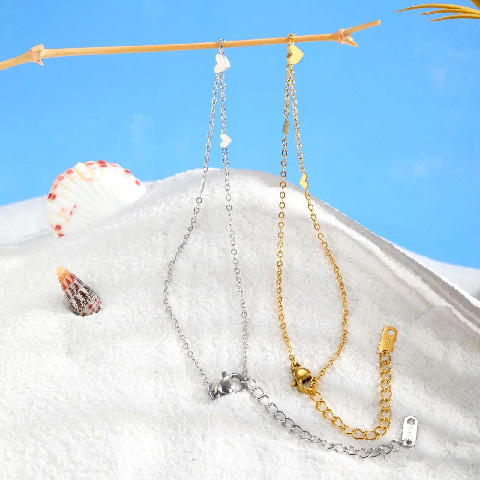 Heart Anklet Bracelet