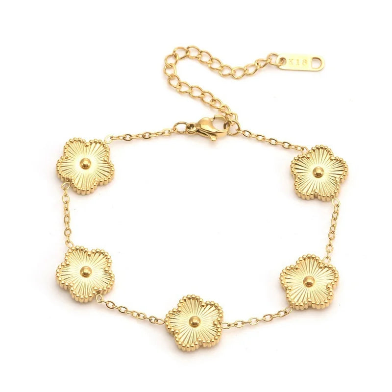 Five Leaf Clover Bracelet