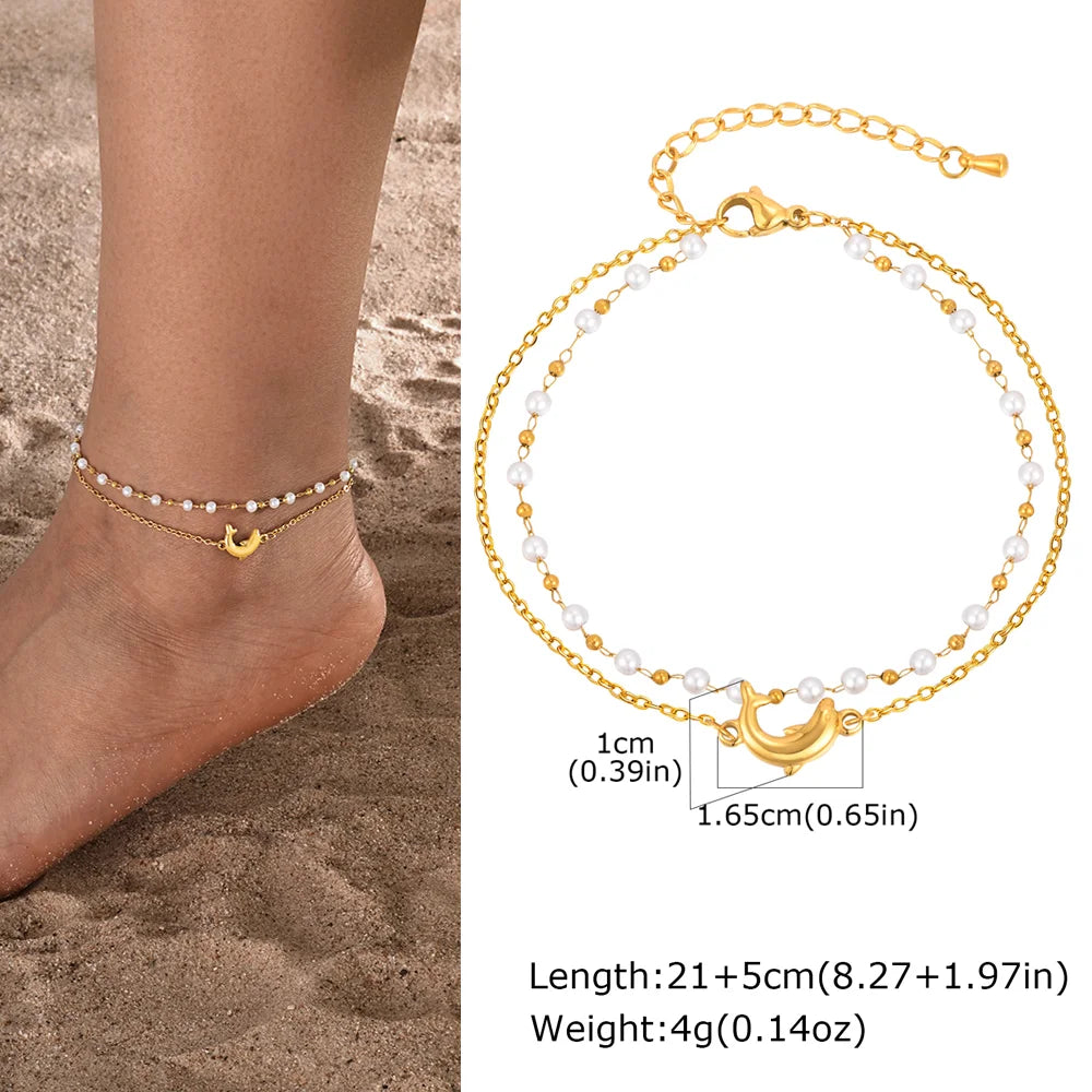 Heart Anklet Bracelet