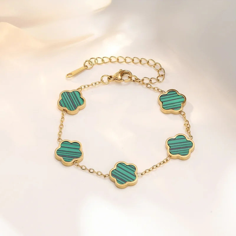 Five Leaf Clover Bracelet
