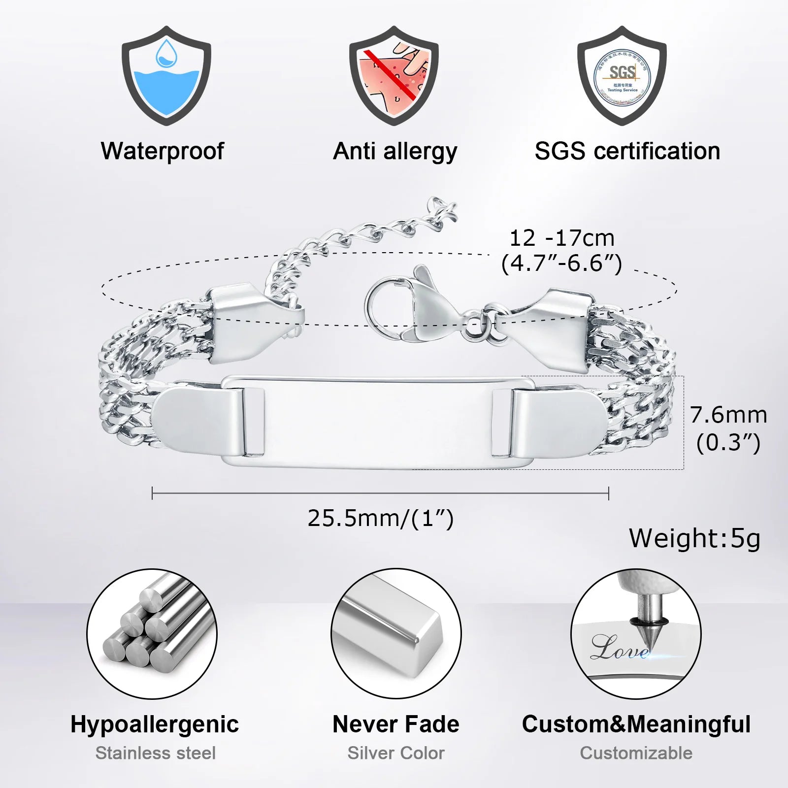 Personalized Baby Bracelet