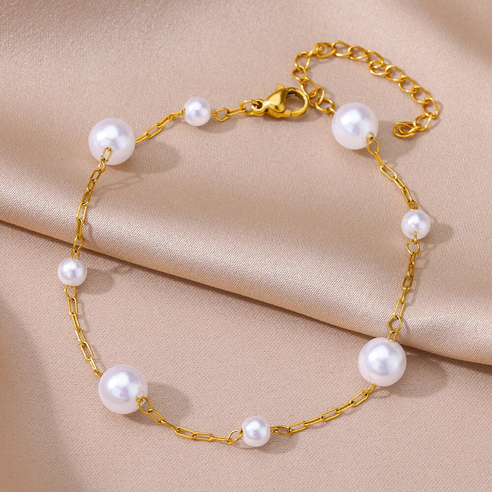 Pearl Chain Anklet