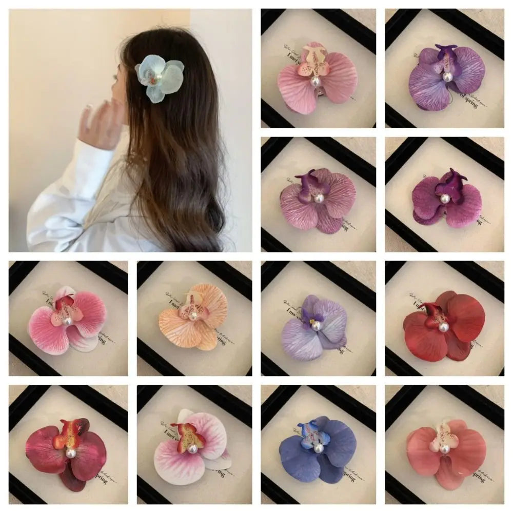 Pearl Flower Hair Clip