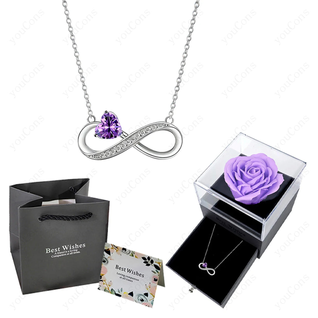 Pink Heart Pendant Necklace