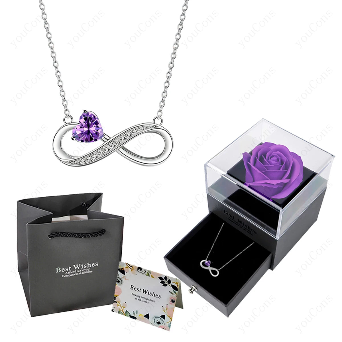 Pink Heart Pendant Necklace