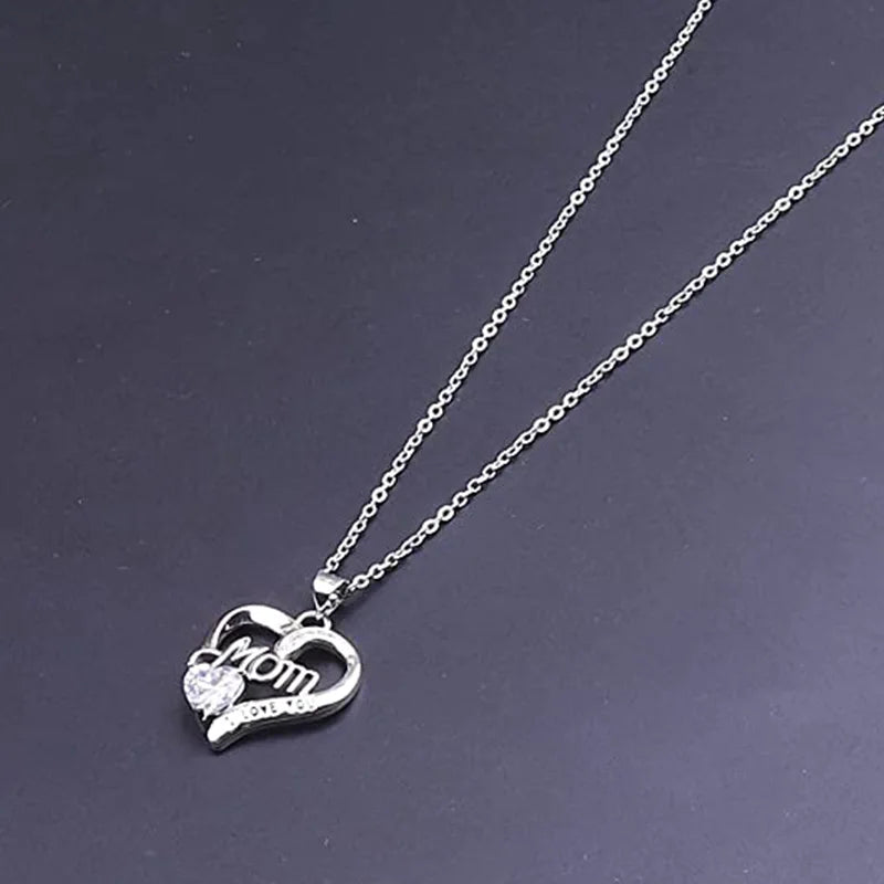 Silver Heart Pendant Necklace