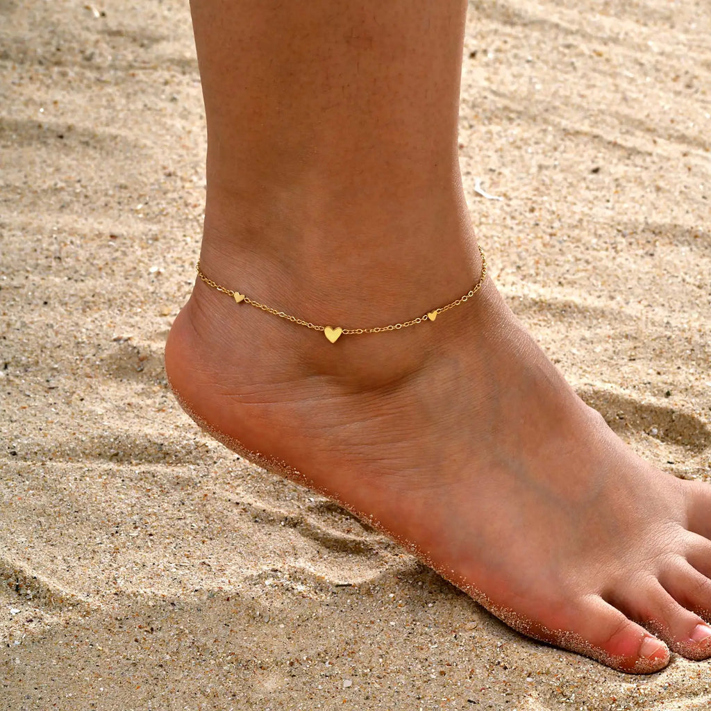 Heart Anklet Bracelet