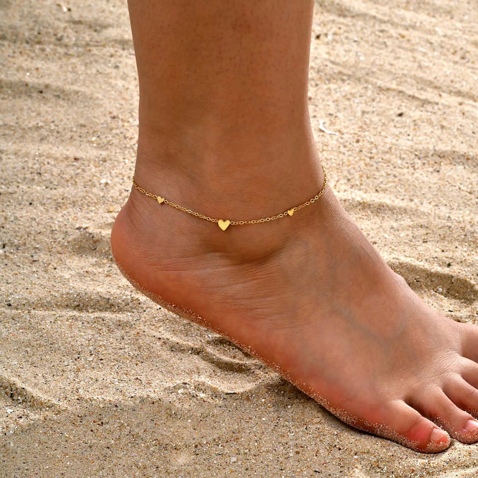 Heart Anklet Bracelet