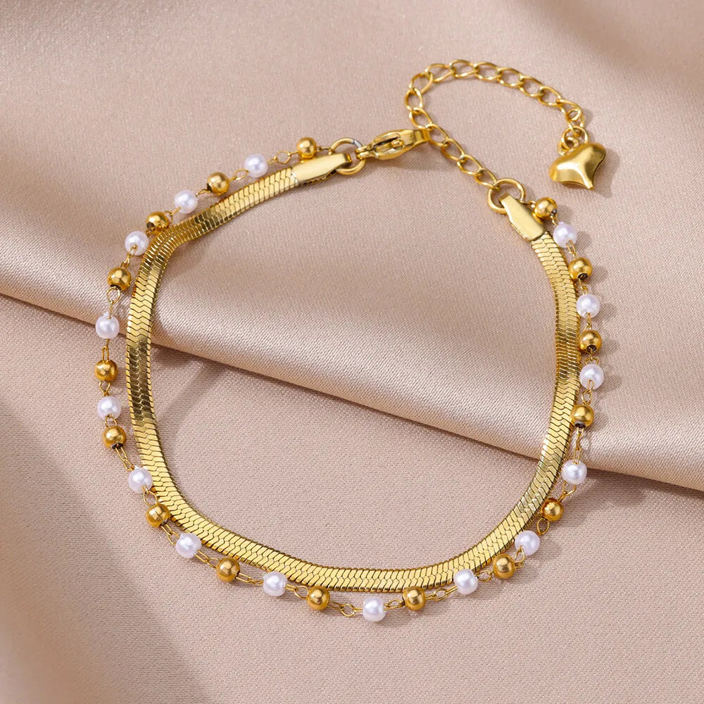 Pearl Chain Anklet