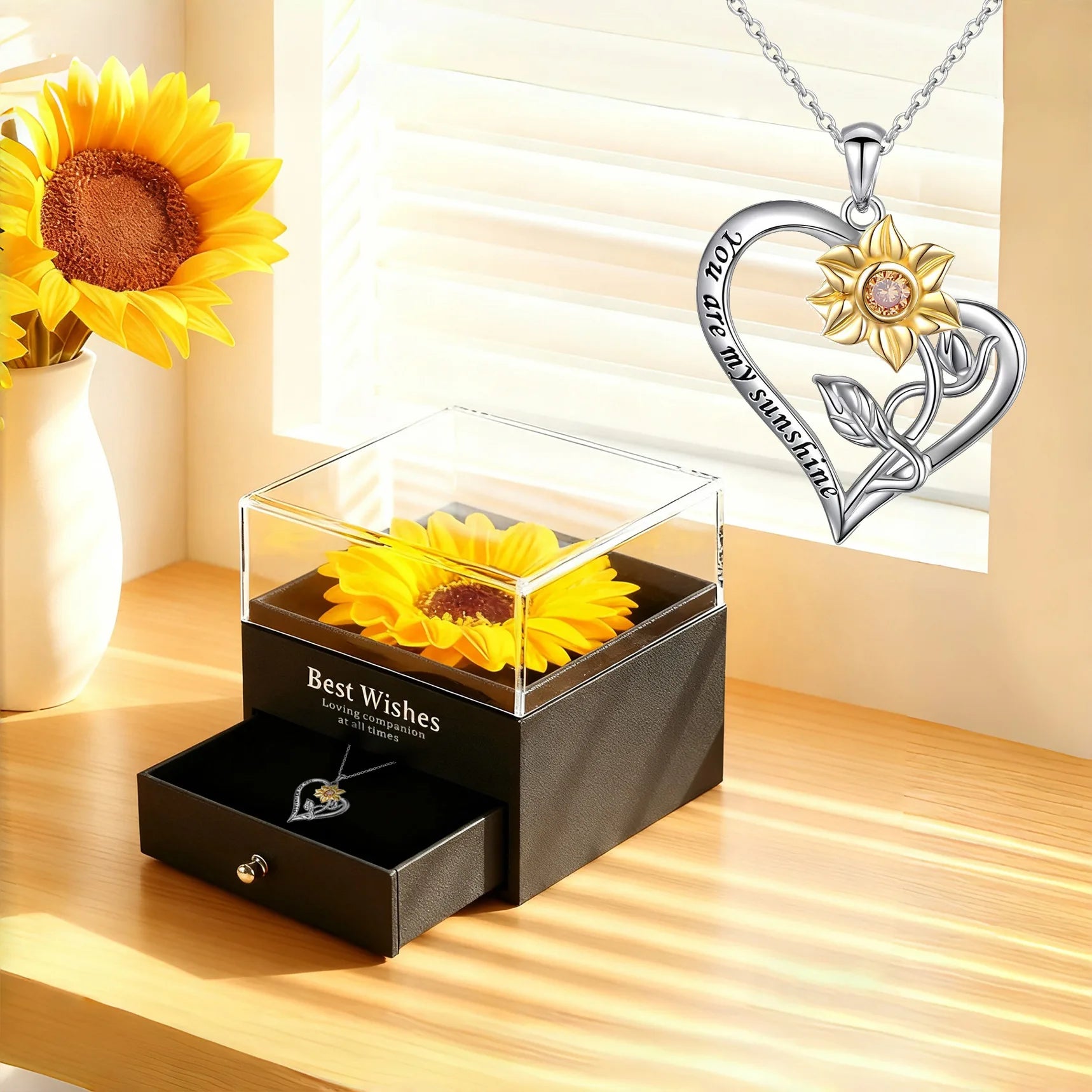 Sunflower Jewelry Set