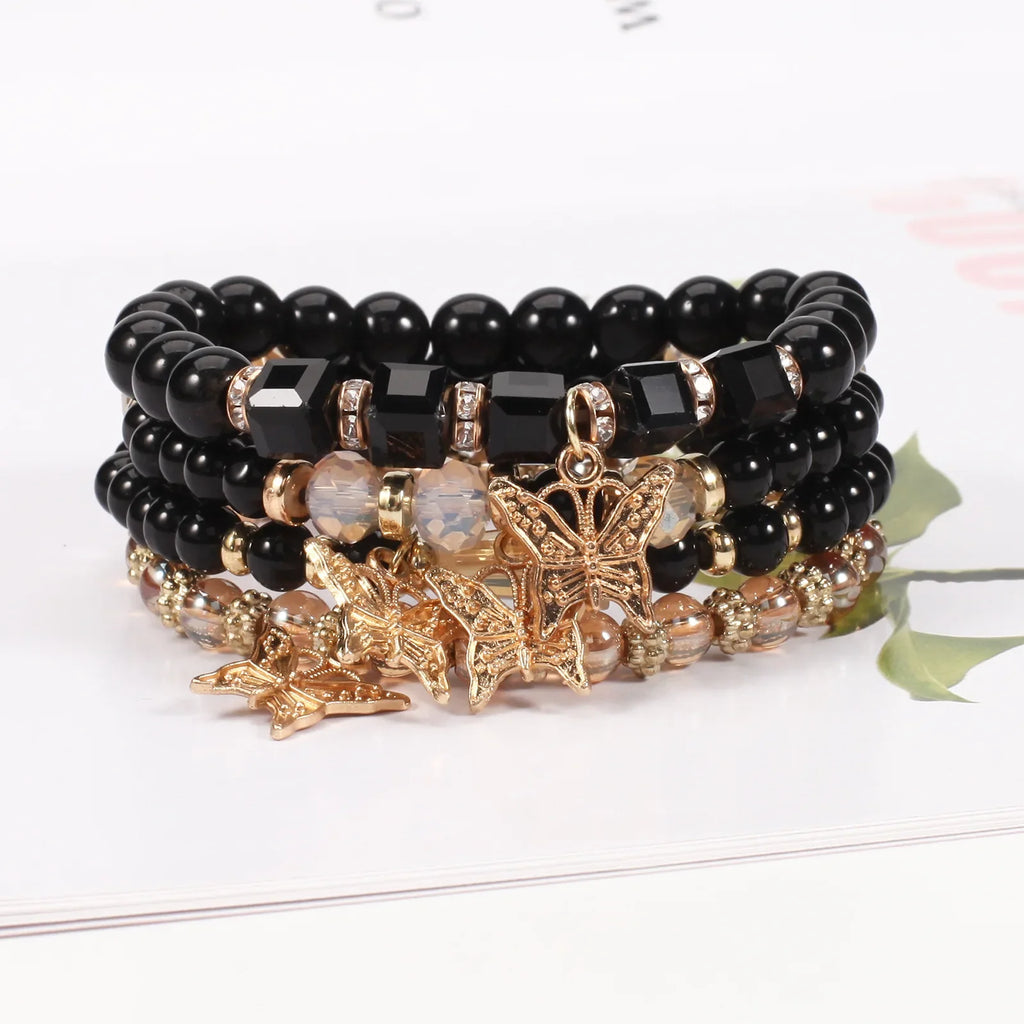Butterfly Charm Bracelet Set
