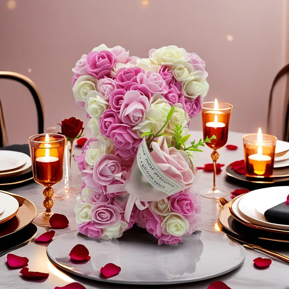 Rose Bear with Corsage