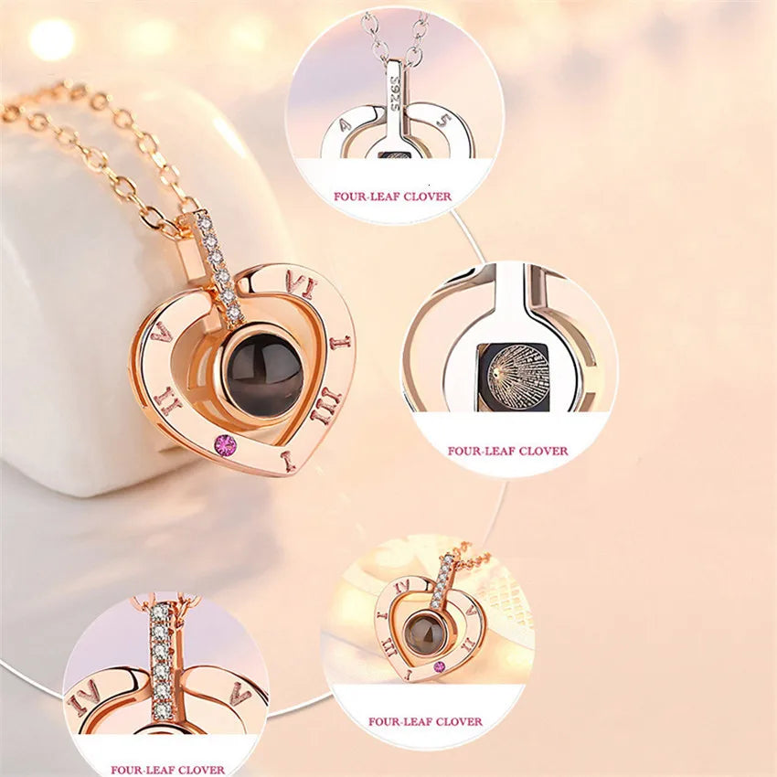 100 Languages I Love You Necklace