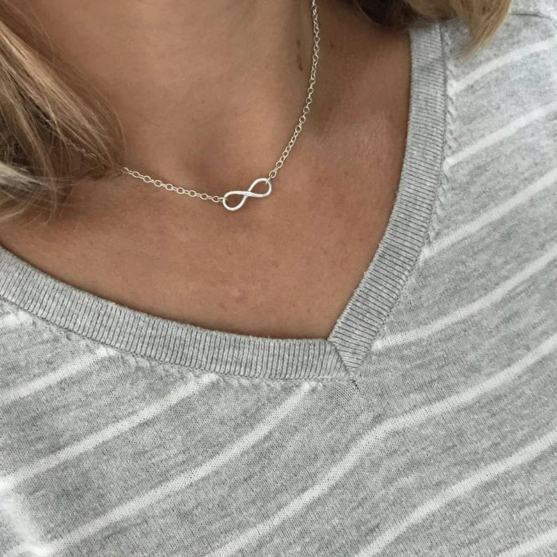 Infinity Pendant Choker