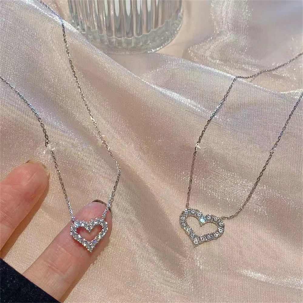 Crystal Love Pendant Necklace