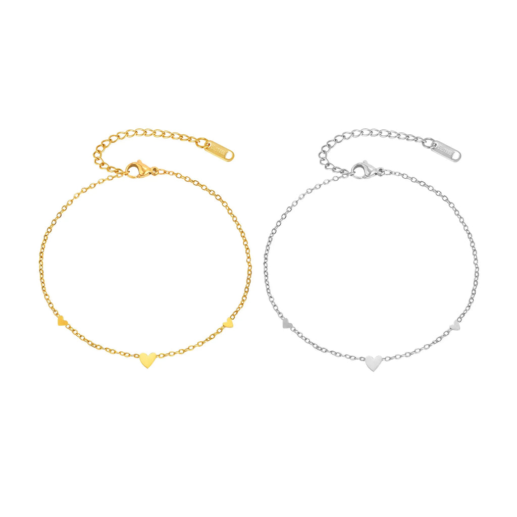 Heart Anklet Bracelet