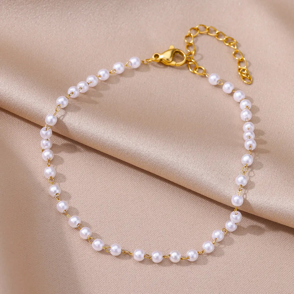 Pearl Chain Anklet