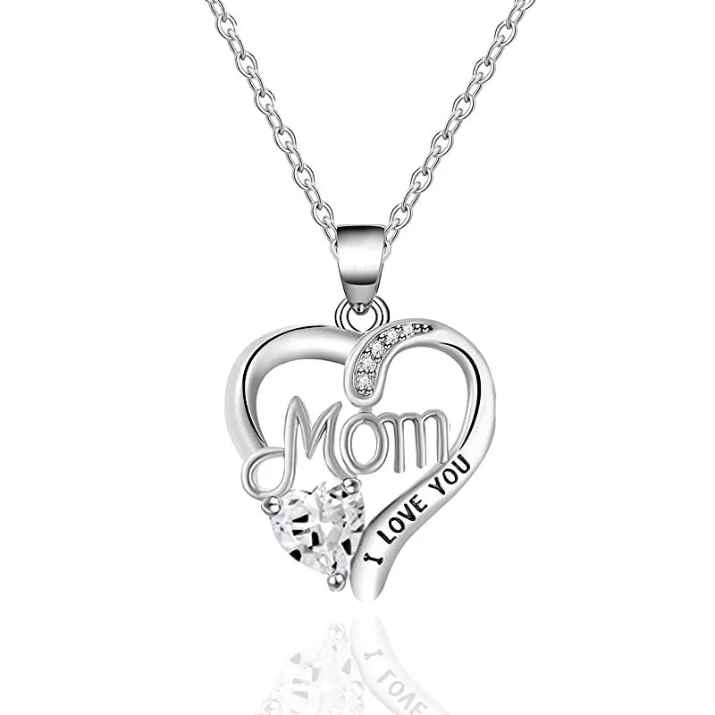Silver Heart Pendant Necklace