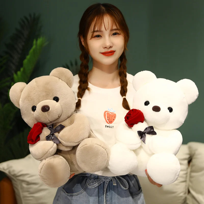 Teddy Bear with Roses